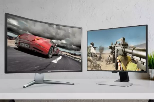 Curved monitors for gaming