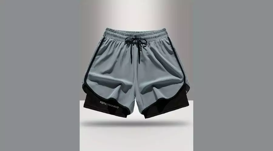 Men’s Two-Layer Quick-Dry Athletic Shorts
