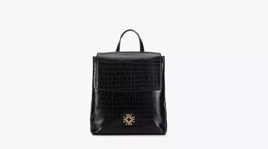 Women's backpack made of Croco eco-leather
