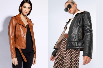 women's leather jacket