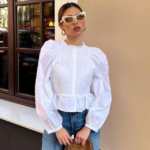 women's peplum top