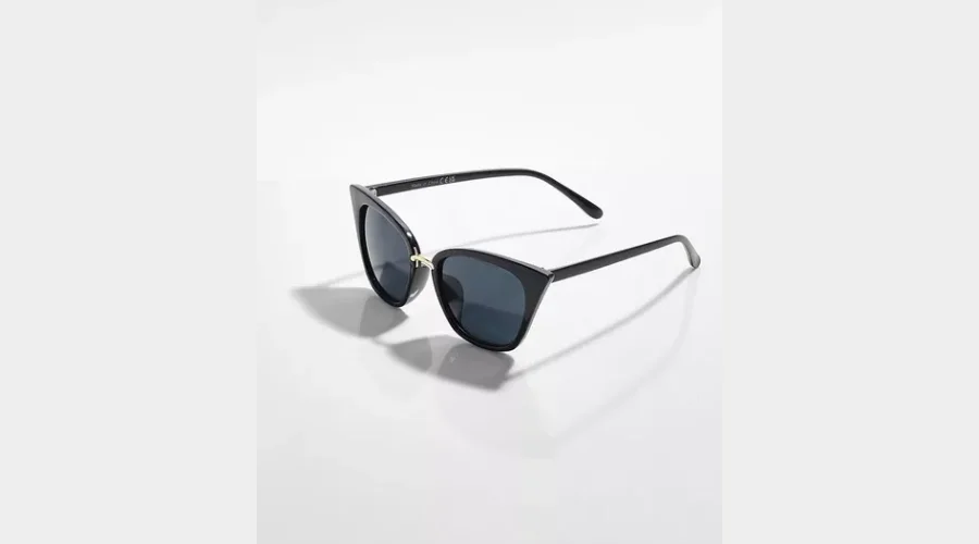 Black Square Cat Eye Sunglasses