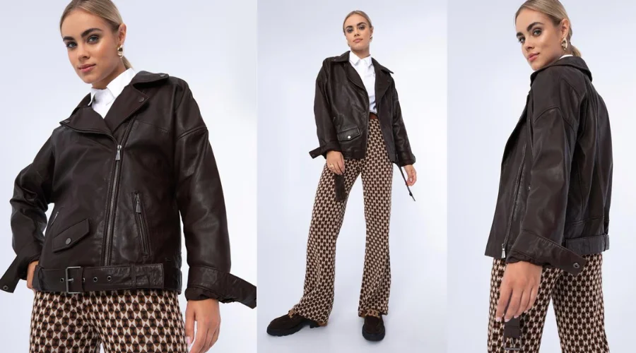 Oversized Biker Jacket