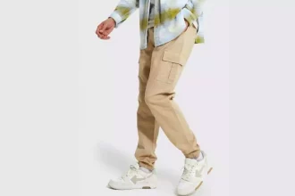 Khaki cargo pants