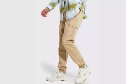 Khaki cargo pants