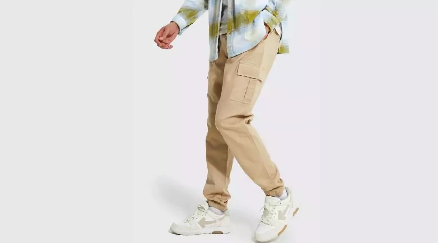 Khaki cargo pants