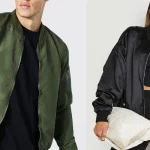 satin bomber jacket