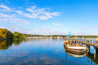beautiful summer lakes in Berlin