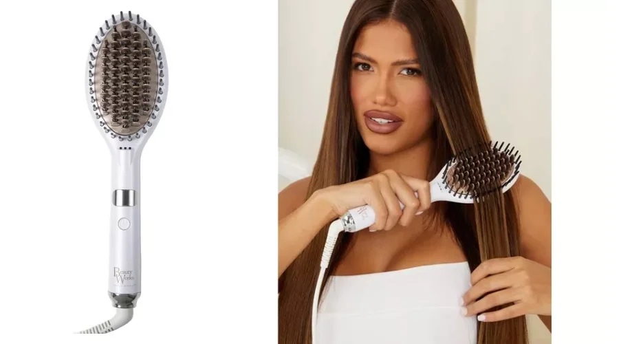 BEAUTY WORKS Speed Styler Hair Straightening Brush
