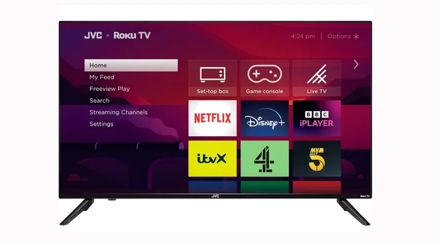 JVC LT-40CR330 40" Full HD Smart Roku TV with HDR