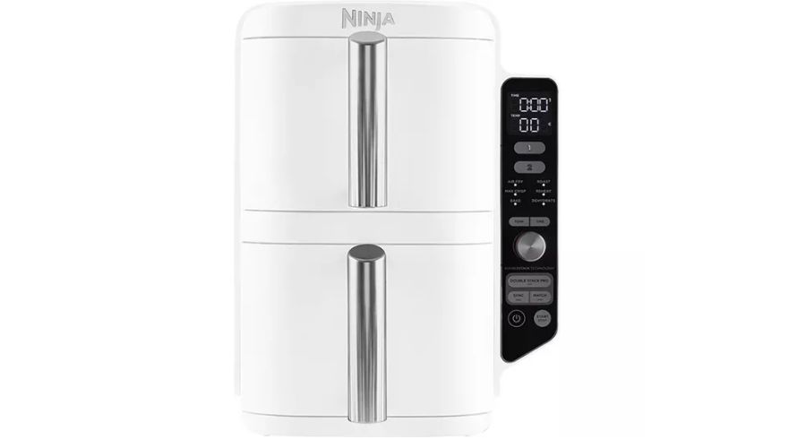 Ninja Double Stack XL 2 Drawer Air Fryer 9.5L | SL400UK - White