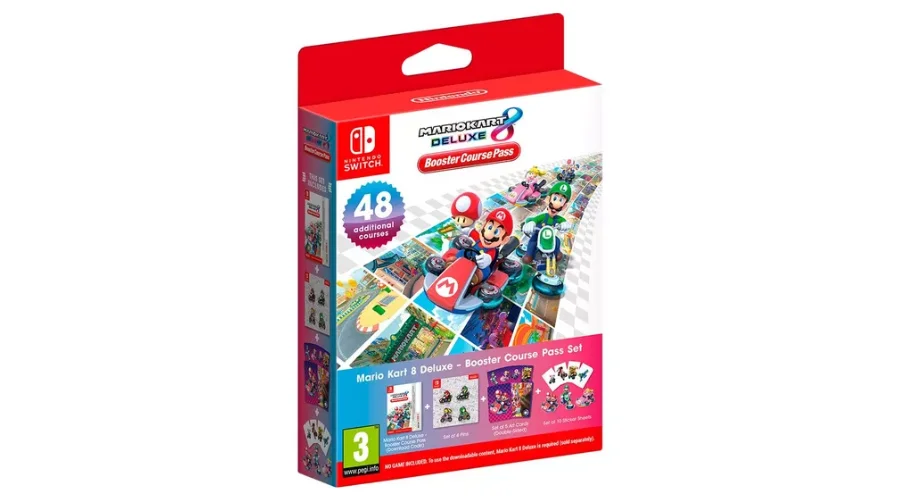 Nintendo Switch Mario Kart 8 Deluxe along with Booster Course Pass