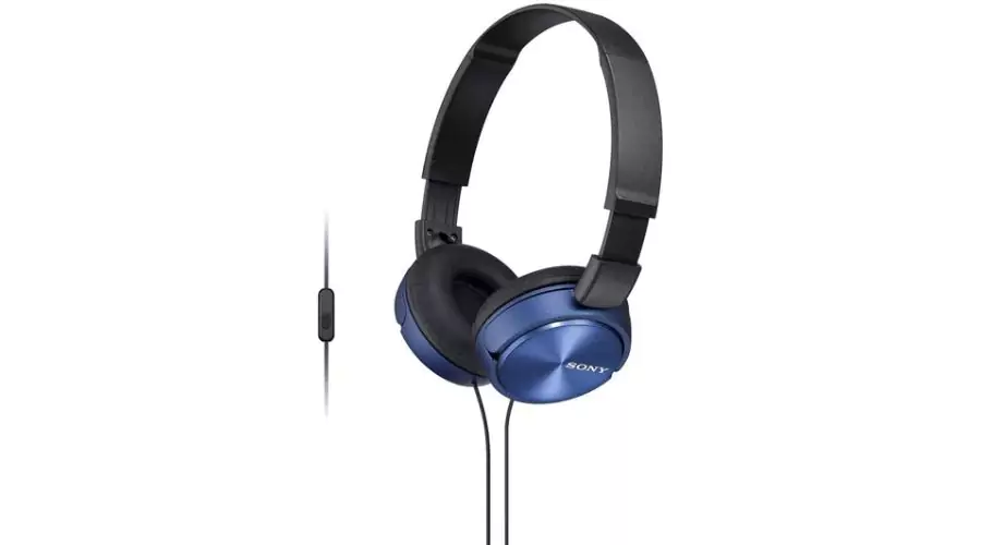 Blue Sony MDR ZX310APL Headphones 