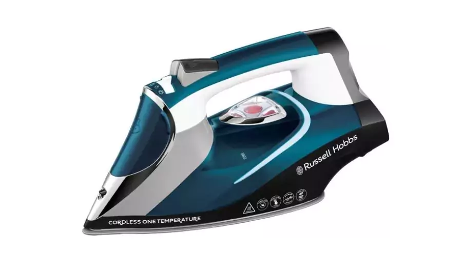 RUSSELL HOBBS One Temp 26020 Cordless Steam Iron - Blue & White