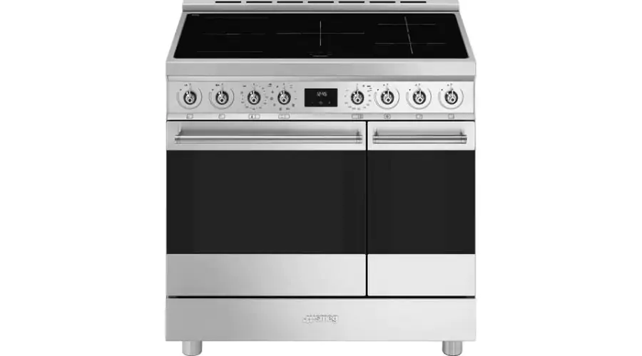 SMEG 90 cm Electric Induction Range Cooker - Stainless Steel