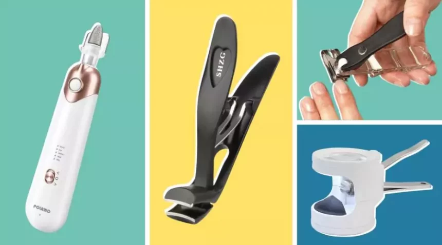 Toe nail clipper