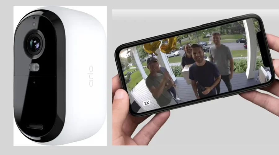 Arlo - Essential 1-Camera Outdoor Wireless 2K Security Camera