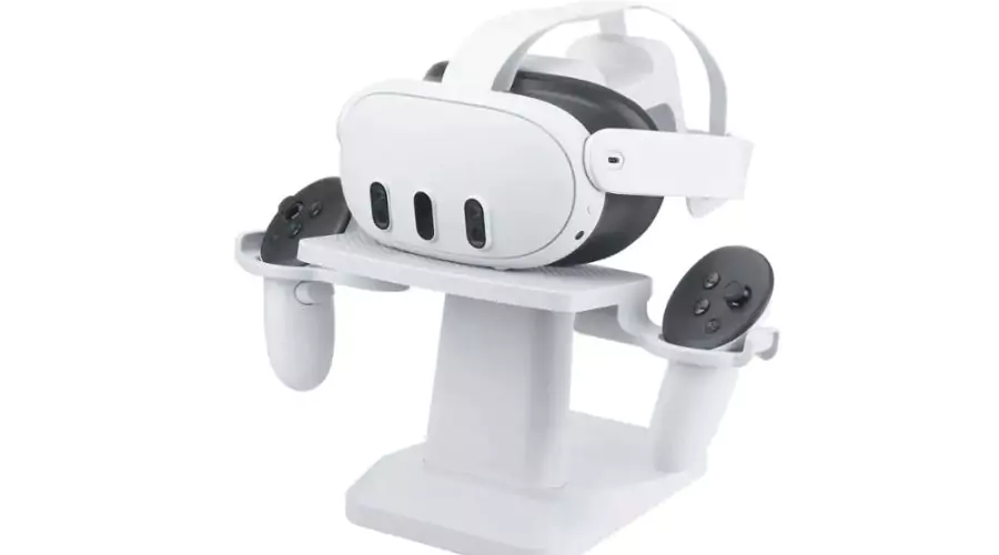 Insignia™ - Display and Storage Stand - Works with Meta Quest 2/3/3S - White