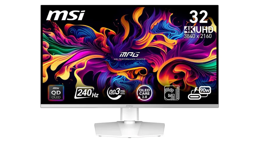 MSI 32 240 Hz OLED UHD Gaming Monitor Adaptive Sync 3840 x 2160 