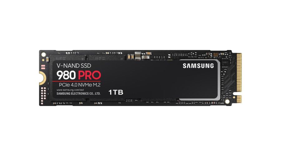 SAMSUNG 980 PRO SSD 1TB, PCIe 4.0 M.2 2280