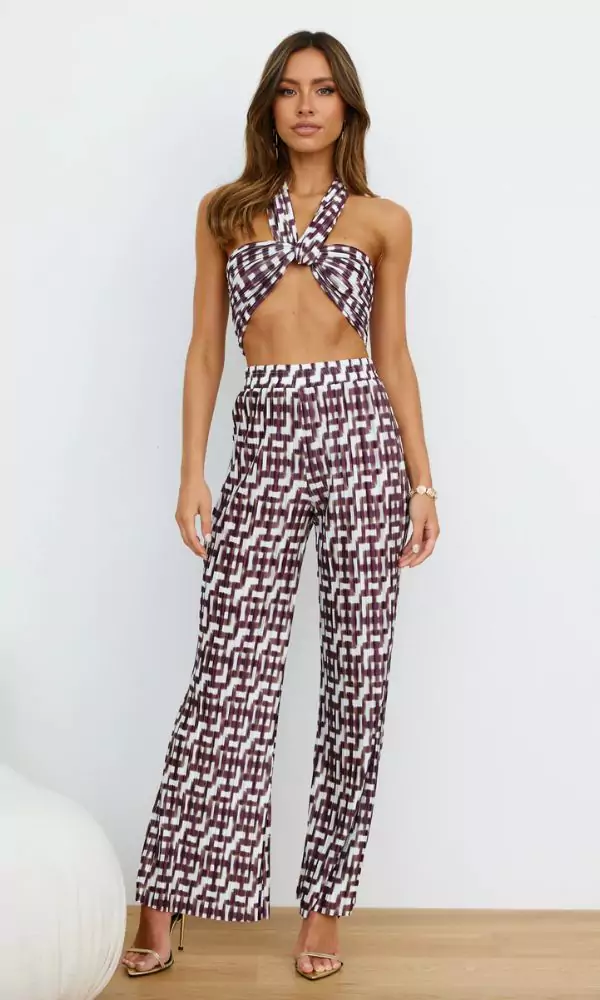 Loveline Crop Top Brown
