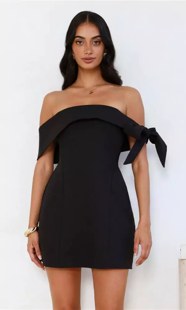 Seashell Dream Off Shoulder Mini