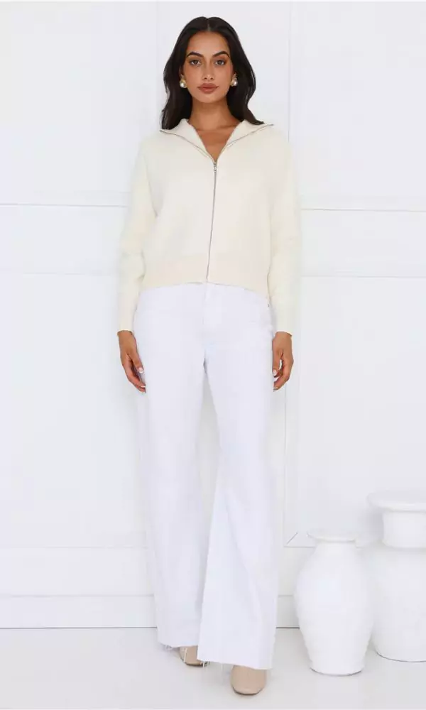Embracing Comfort Knit Cardigan Beige