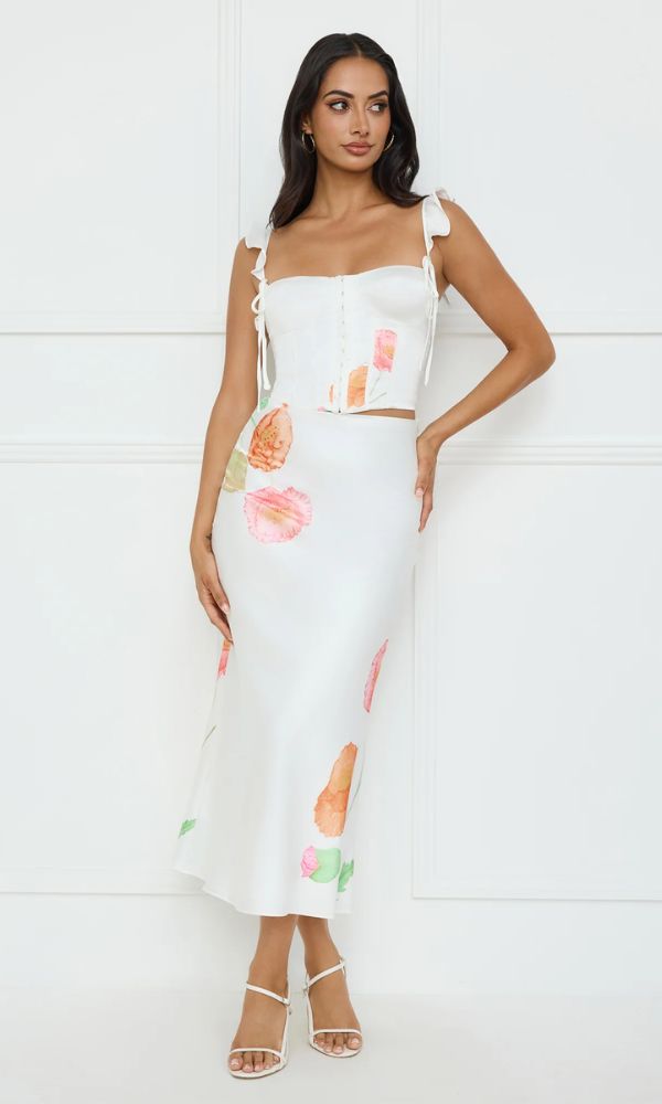 Sunbeam Bliss Satin Set White