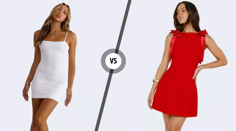Bodycon vs a-line dress