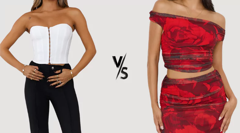 Crop Tops vs. Corset Tops