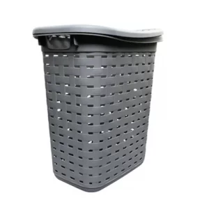 CESTO DE PLÁSTICO 56.5 X 50 X 34 CM GRIS (3)