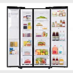 FAMILY HUB DUPLEX REFRIGERATOR 22 FT BLACK (4)
