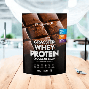 3 Sobre de proteína de suero de leche de animales alimentados con pasto – Chocolate belga (1)