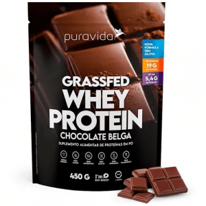 3 Sobre de proteína de suero de leche de animales alimentados con pasto – Chocolate belga
