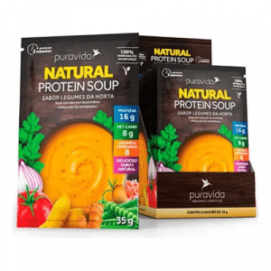 3 Sopa de proteína natural guisantes ahumados (vegana) puravida