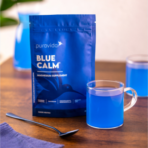 5 Mistura para bebida noturna calmante azul