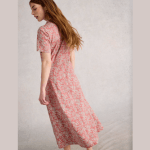 Jersey Floral Midi Shirt Dress (4)