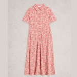 Jersey Floral Midi Shirt Dress (5)