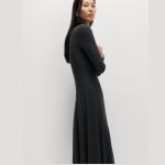 Jersey Ribbed Midi Column Dress (4)