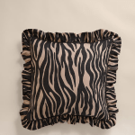 M&S Cotton Rich Zebra Cushion (4)