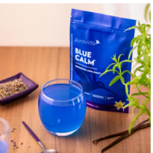 Mistura para bebida Blue Calm com baunilha e lavanda 2