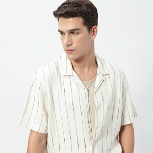 Pure Linen Short Sleeve Shirt (1)