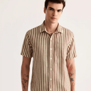 Pure Linen Short Sleeve Shirt (4)