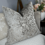 Pussy Willow Velvet Embroidered Cushion (5)