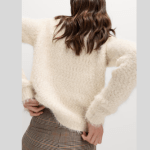 Textured Crew Neck Cardigan (3)