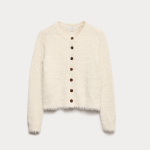 Textured Crew Neck Cardigan (4)