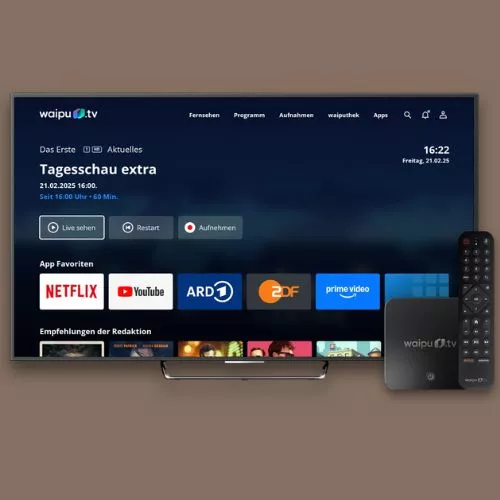waipu.tv Einrichtungsanleitung | Nowandlive