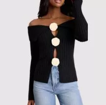off shoulder blouse sizing | Nowandlive