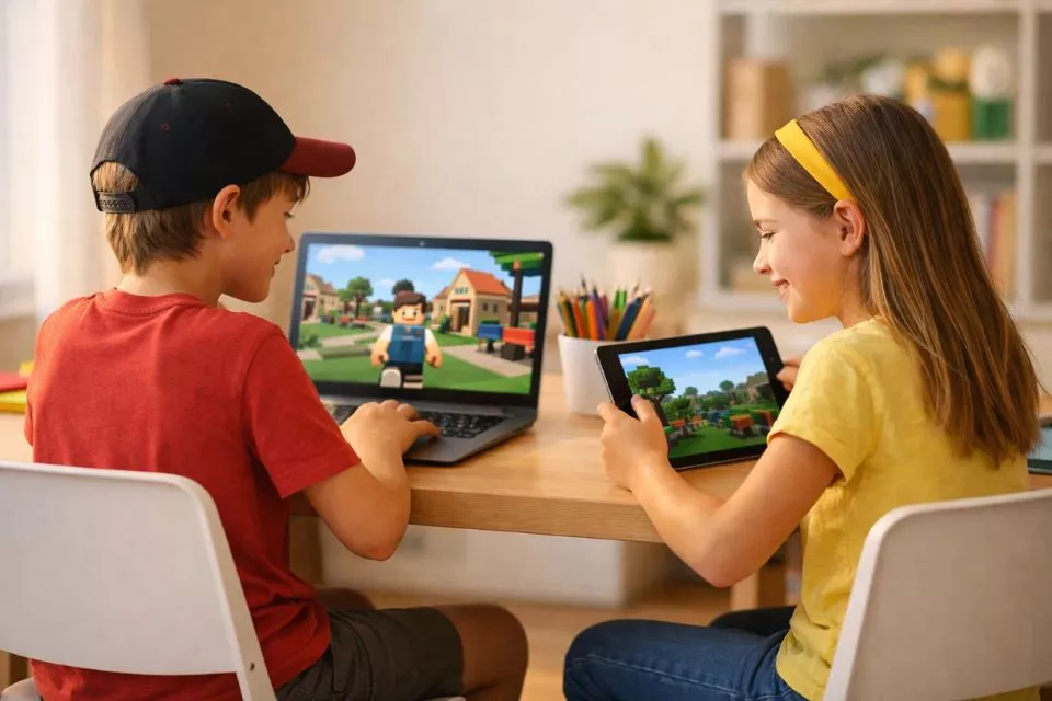 Minecraft and Roblox classes for kids | Nowandlive