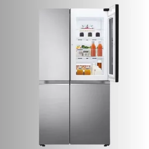 LG DUPLEX INSTAVIEW DOOR-IN-DOOR LINEAR INVERTER REFRIGERATOR WITH WIFI THINQ 27 FEET - PLATINUM (1)